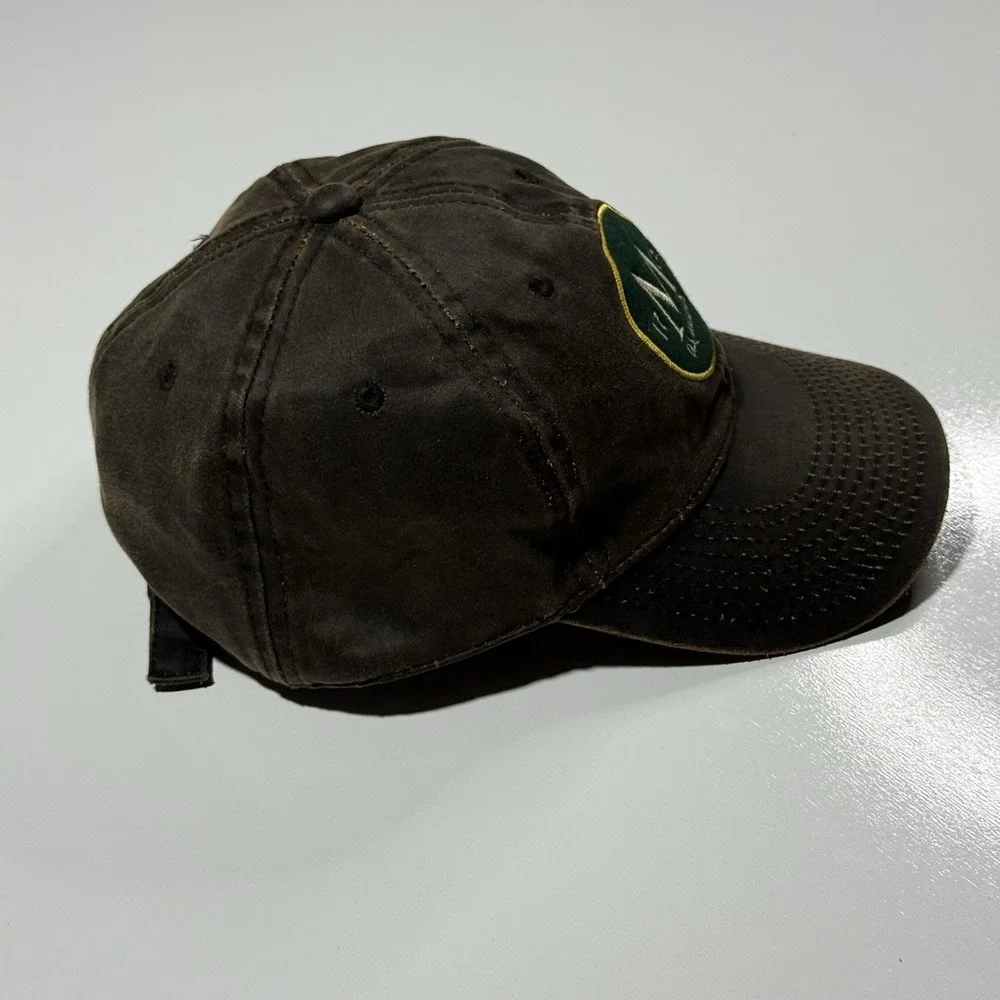 The Game US Marine Corps 1775 Strapback Hat Vintage Brown Dad Cap Mens OSFM